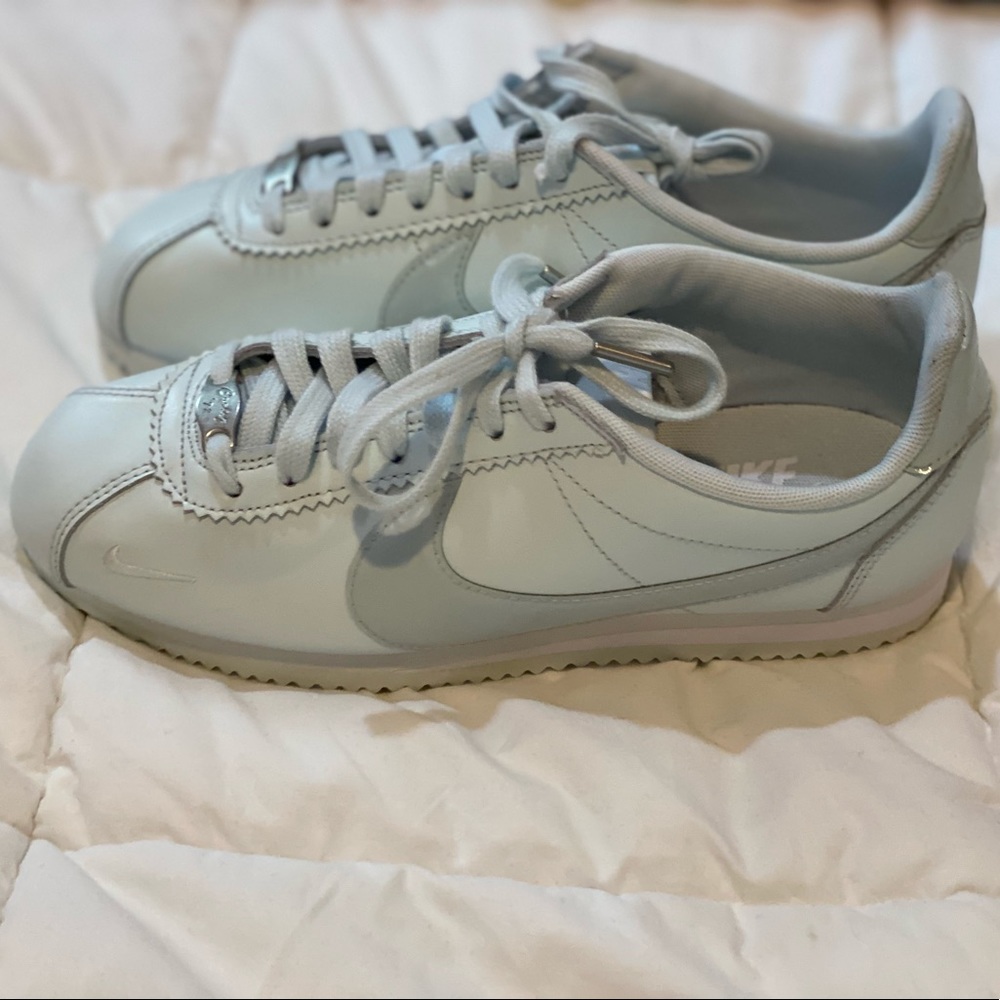 Nike Cortez size 8 light blue- Brand new